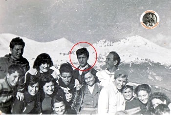 Otmar Hudomalj na Popovi Šapki v Šar planini pri Tetovu, leto 1956.
Zgodovina slovenskega alpinizma
